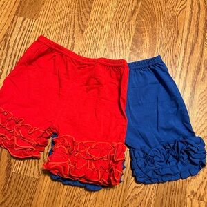 🆕Double Ruffled Shorts Set of 2